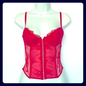 Made in Italy 🇮🇹 Red Lace Bustier